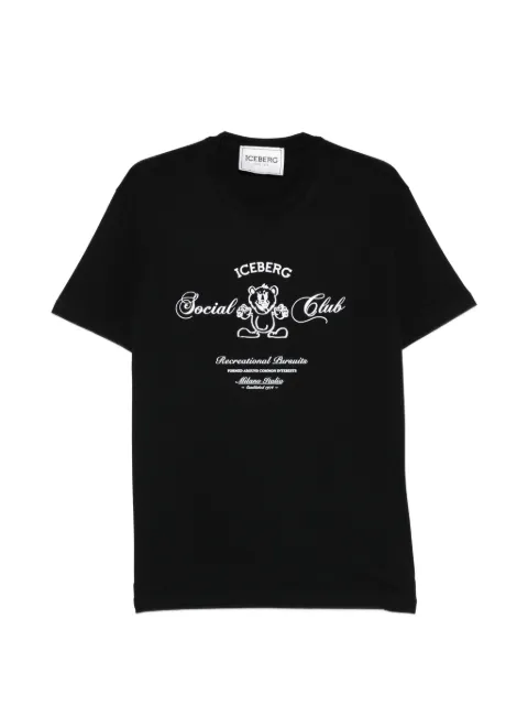 Iceberg social club graphic T-shirt Black F0476306