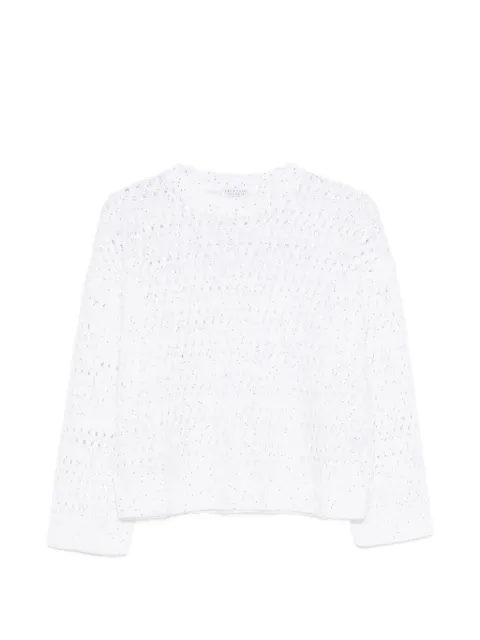 Brunello Cucinelli round-neck sweater Neutrals MCO564700C159