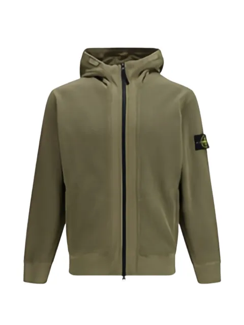 Stone Island 6100058 organic cotton waffle fleece sweatshirt Green L1S156100058S0044