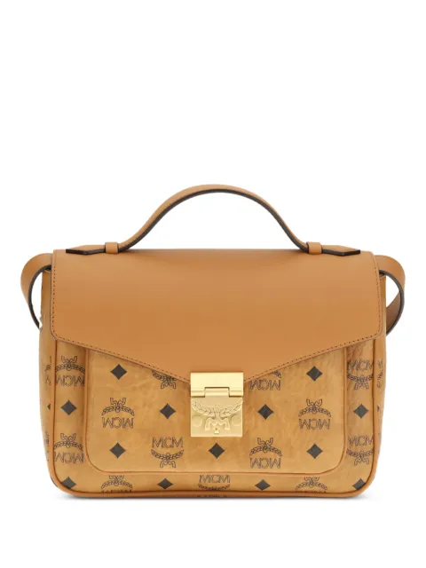 MCM medium Tracy monogram cross body bag Neutrals MWEGSXT01