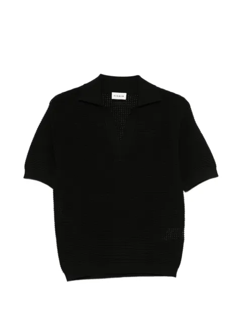 P.A.R.O.S.H. V-neck short-sleeved sweater Black RENFIELDD540986