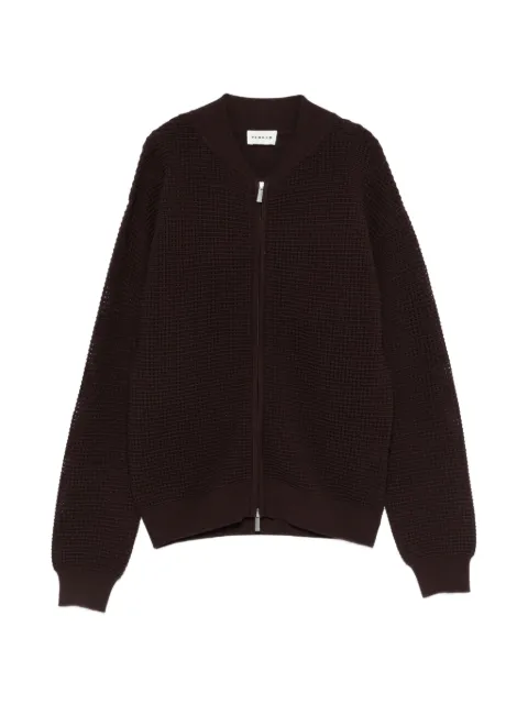 P.A.R.O.S.H. zip-up long-sleeve cardigan Brown RENFIELDD530549