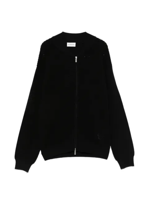 P.A.R.O.S.H. zip-up loong-sleeve cardigan Black RENFIELDD530549