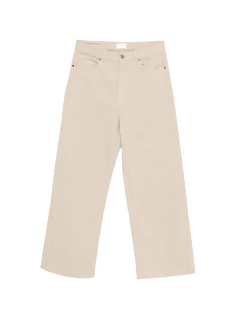 P.A.R.O.S.H. Cuoricini wide-leg jeans Neutrals CUORICINID233009