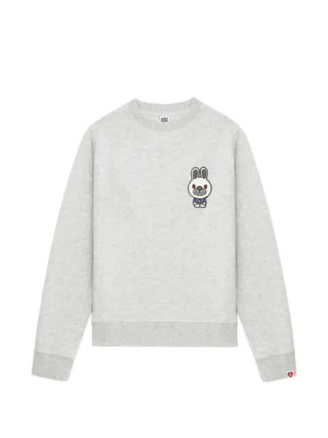 A BATHING APE® rabbit appliqué sweater Grey 00CSWL702305L
