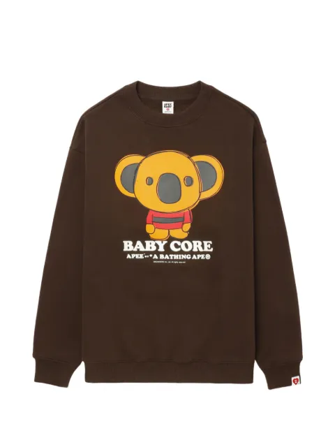 APEE™ by *A BATHING APE® Baby Core sweatshirt Brown 00CSWL702309L
