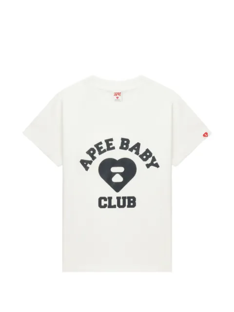 A BATHING APE® heart logo T-shirt Neutrals 00CCSL702305L