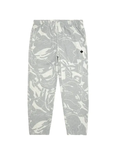 AAPE BY *A BATHING APE® moonface camo track pants Grey APTC686XAQ