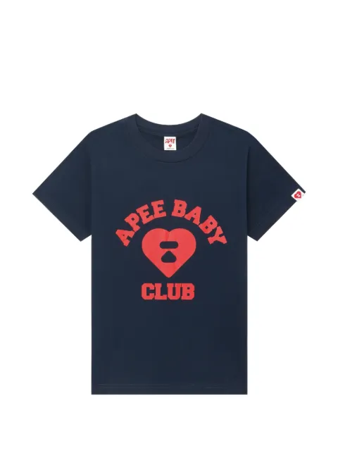 A BATHING APE® Apee heart print T-shirt Blue 00CCSL702305L