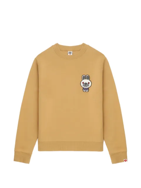 A BATHING APE® appliqué crew-neck sweatshirt Neutrals 00CSWL702305L