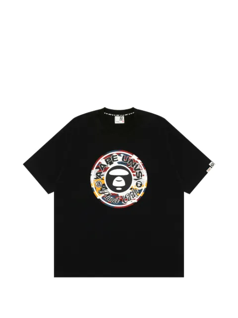 AAPE BY *A BATHING APE® Aape graphic T-shirt Black ATE1858XXQ