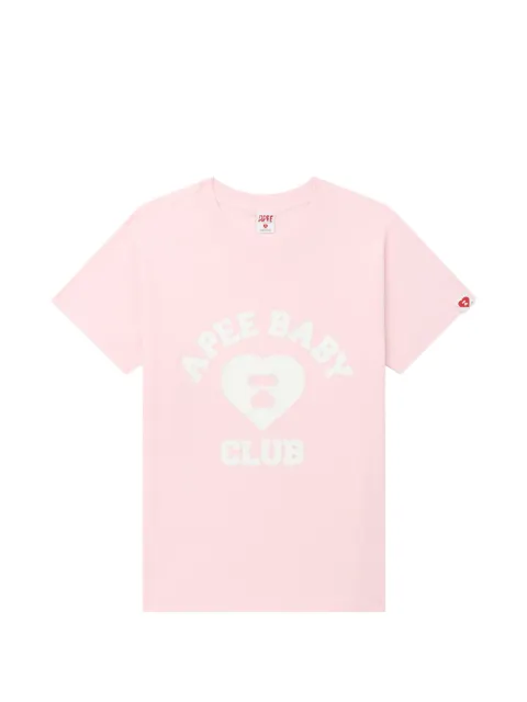 A BATHING APE® Baby printed T-shirt Pink 00CCSL702305L