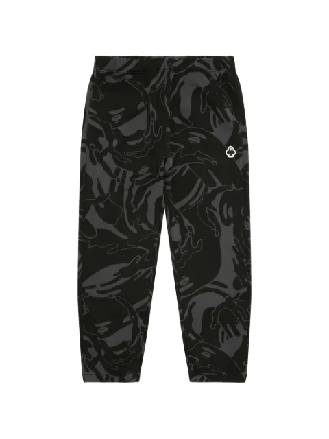 AAPE BY *A BATHING APE® moonface camo track pants Black APTC686XXQ