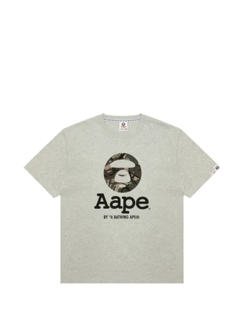 AAPE BY *A BATHING APE® camouflage-logo T-shirt Grey ATE1640XBQ