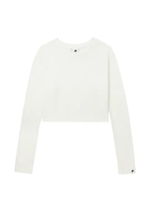 A BATHING APE® cropped long-sleeve top Neutrals 00CLTL702308L