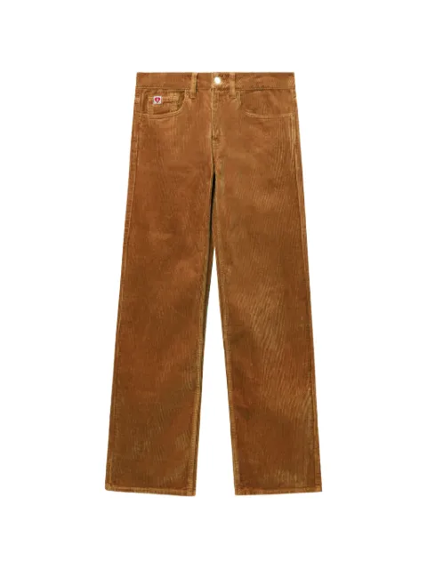 A BATHING APE® corduroy straight trousers Brown 00CPTL702301L