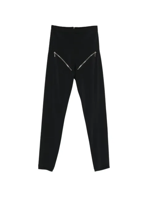 MITILIANE COUTURE zipped leggings Black 7051