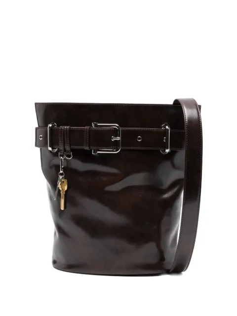 Osoi belted bucket bag Brown 26SB05013300