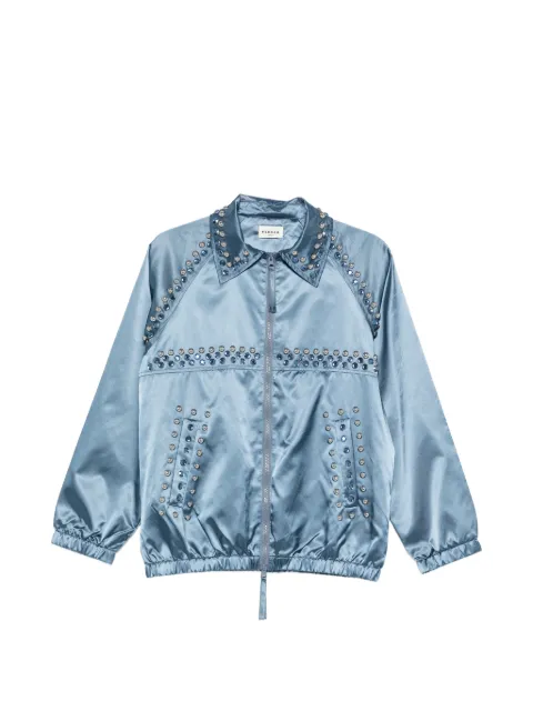 P.A.R.O.S.H. Nashville studded bomber jacket Blue NASHVILLED431851B