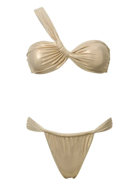 SOFIA ERHAN Chiara one-shoulder bikini Neutrals CHIARASET