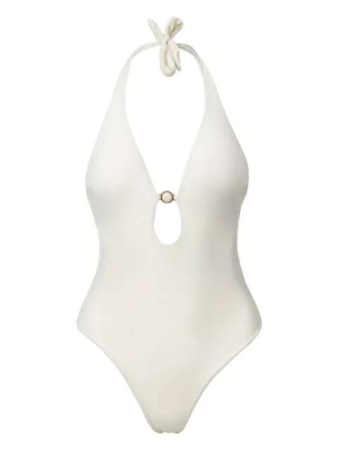 SOFIA ERHAN Isadora halterneck swimsuit White ISADORAONEPIECE