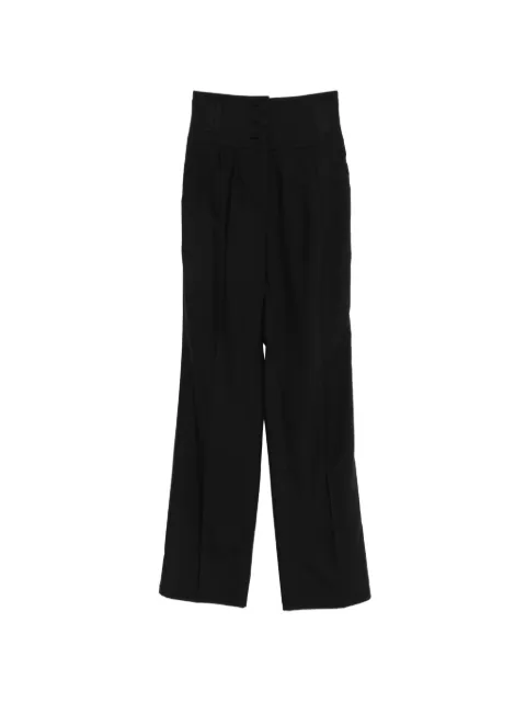 MITILIANE COUTURE high-waisted trousers Black 7065