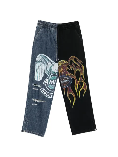 AMIRI printed jeans Blue AMBMJE1034