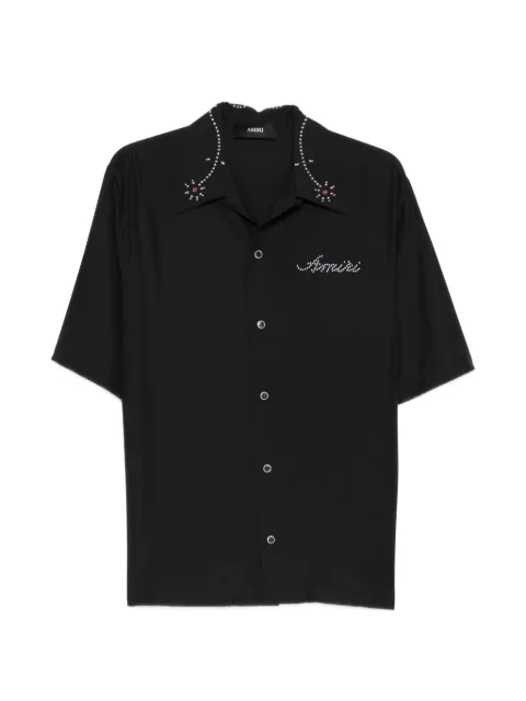 AMIRI embellished short-sleeve shirt Black AMTOSH1013