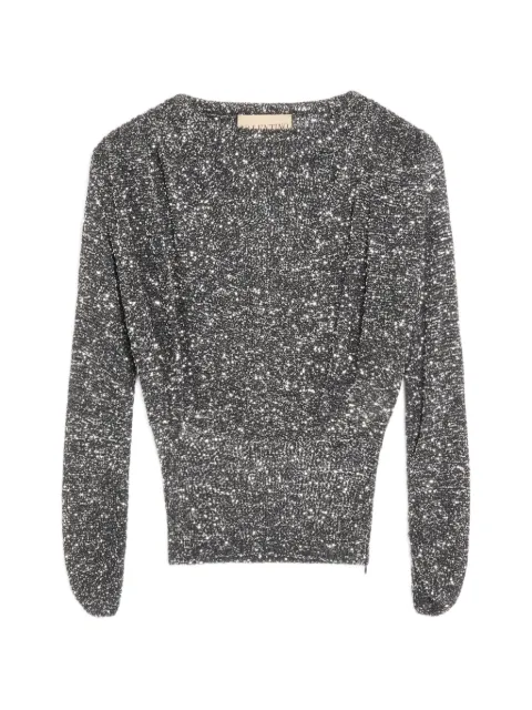 Valentino Garavani sequin thread jumper Black BKC73LA88