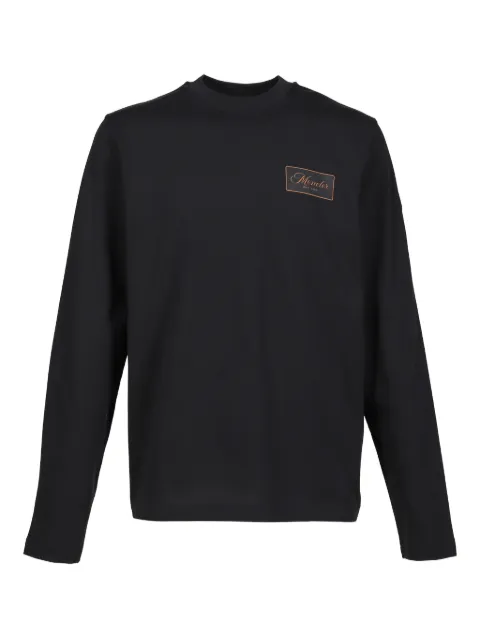 Moncler patch T-shirt Black K20918D0001089AZ9