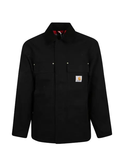 Carhartt WIP chest-pocket shirt jacket Black I03623900E01