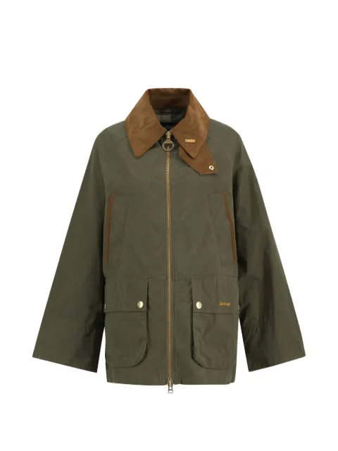 Barbour Bedale Icons tartan-trim jacket Green 261MLSP0310