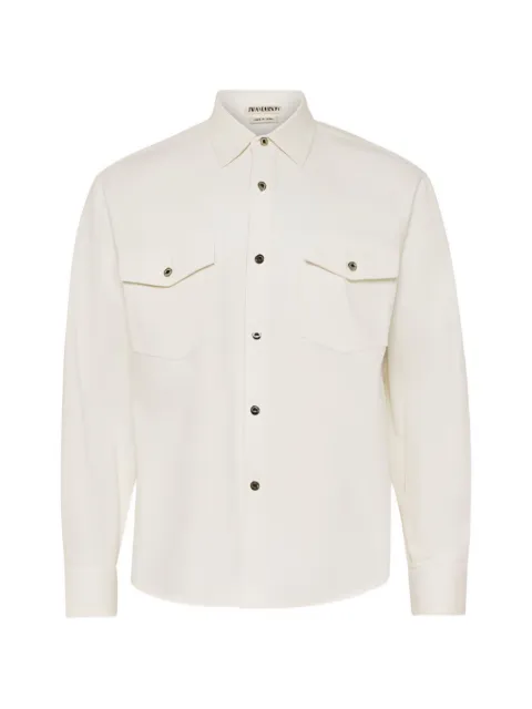 JW Anderson chest-pocket shirt Neutrals DS0011PG1856