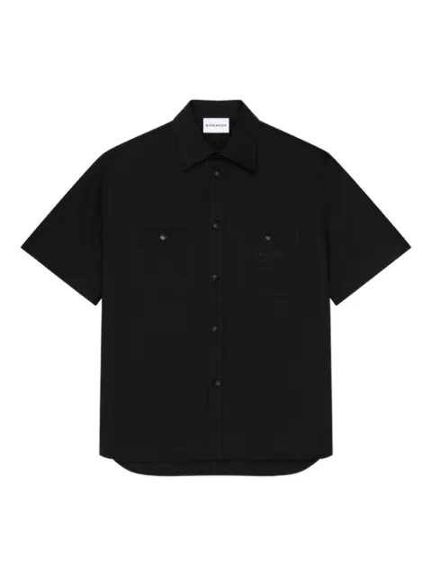 Givenchy short-sleeves shirt Black BM618315XZ001
