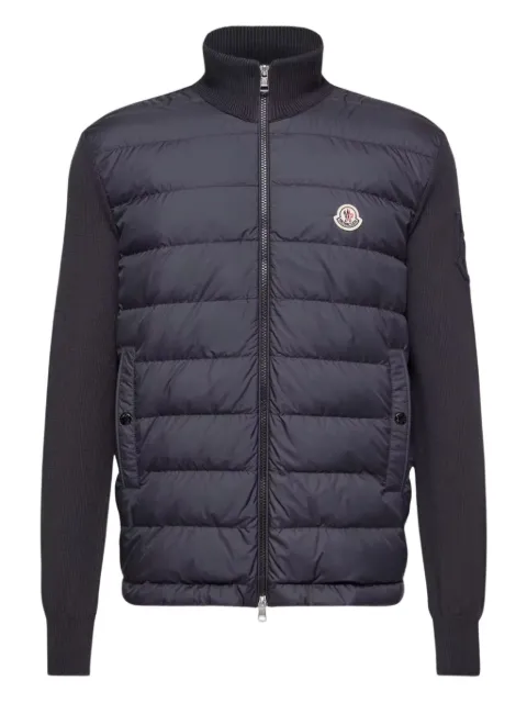 Moncler zip-up padded cardigan Blue L10919B00020M1115