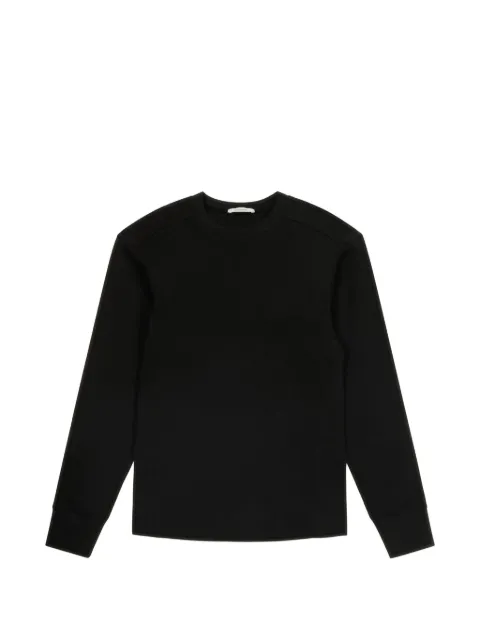 ENTIRE STUDIOS thermal long-sleeve cotton shirt Black ESSS26TO040120015