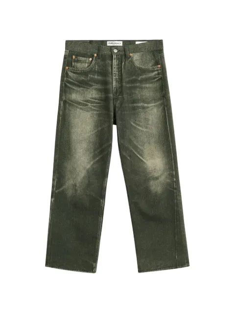 OUR LEGACY Third Cut five-pocket distressed jeans Black M2265TD