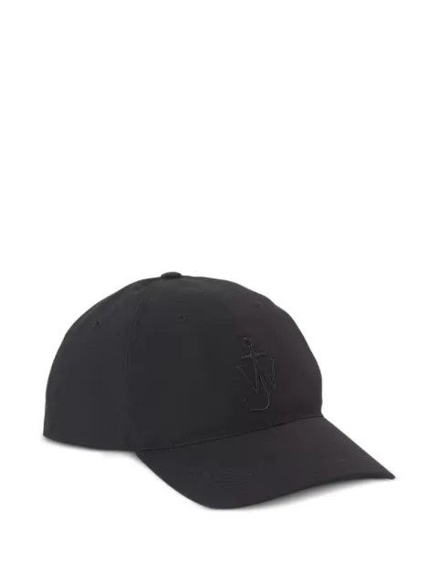 JW Anderson logo-patch baseball cap Black AC0417FA0485