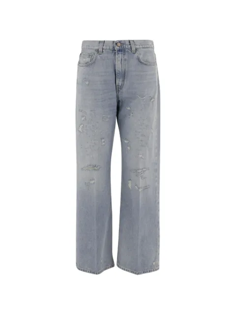 Haikure Winny distressed jeans Blue HEW03368DF203L0931