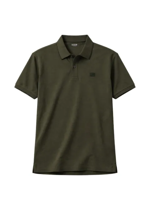 C.P. Company stretch piquet short sleeve logo polo Green RCCMPL722A005263W683