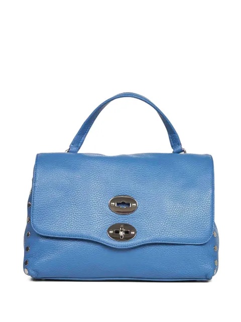 Zanellato small Postina leather tote bag Blue 068010POSTINADAILYS