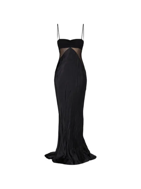 Rick Owens square-neck sleeveless maxi dress Black RP01F6504JSVSN