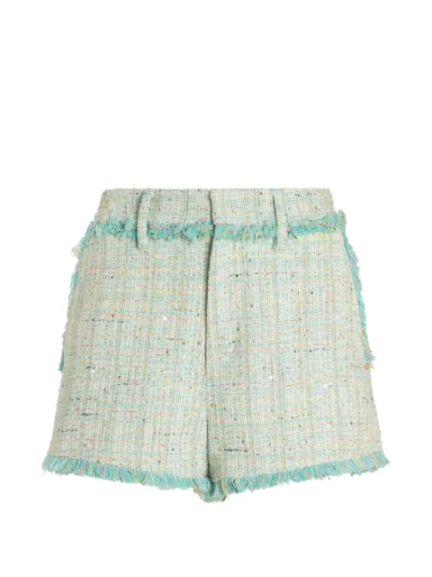 Genny fringed shorts Blue 80AAD125N0735