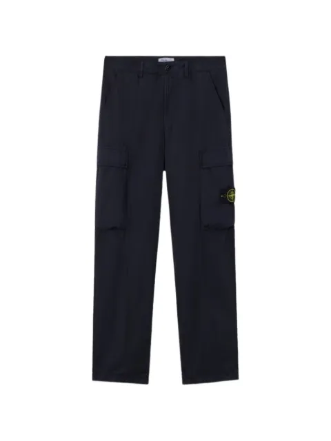 Stone Island garment-dyed cargo pants Blue L1S153100043S0003