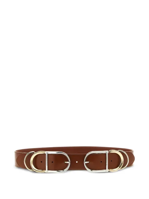 PINKO Hippolita buckle belt Brown 104793A315