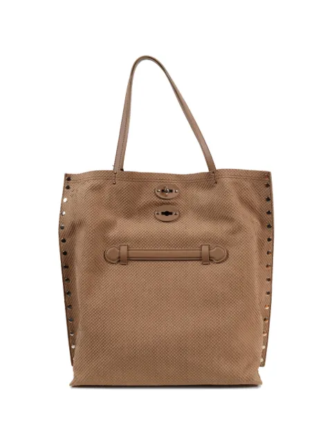 Zanellato medium A'spasso® twist-lock tote bag Neutrals 0687902200000