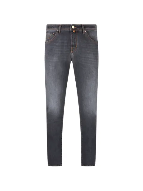 Jacob Cohën topstitched trousers Grey QE015053S4126V1600D
