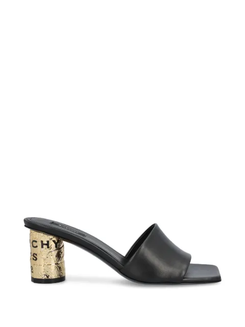 Givenchy logo-embossed leather sandals Black BE30AGE1J7