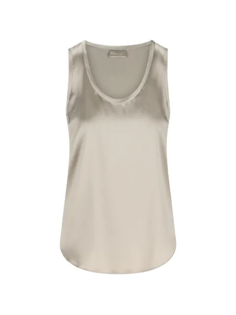 Brunello Cucinelli scoop-neck tank top Neutrals M0C59E0600C9125