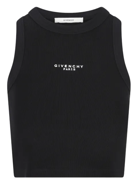 Givenchy ribbed tank top Black BW70FNP7BR